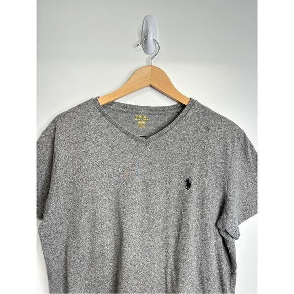 Polo Ralph Lauren Shirt Mens Gray Tee Short Sleeve Logo Size Medium‎ - Picture 3 of 6